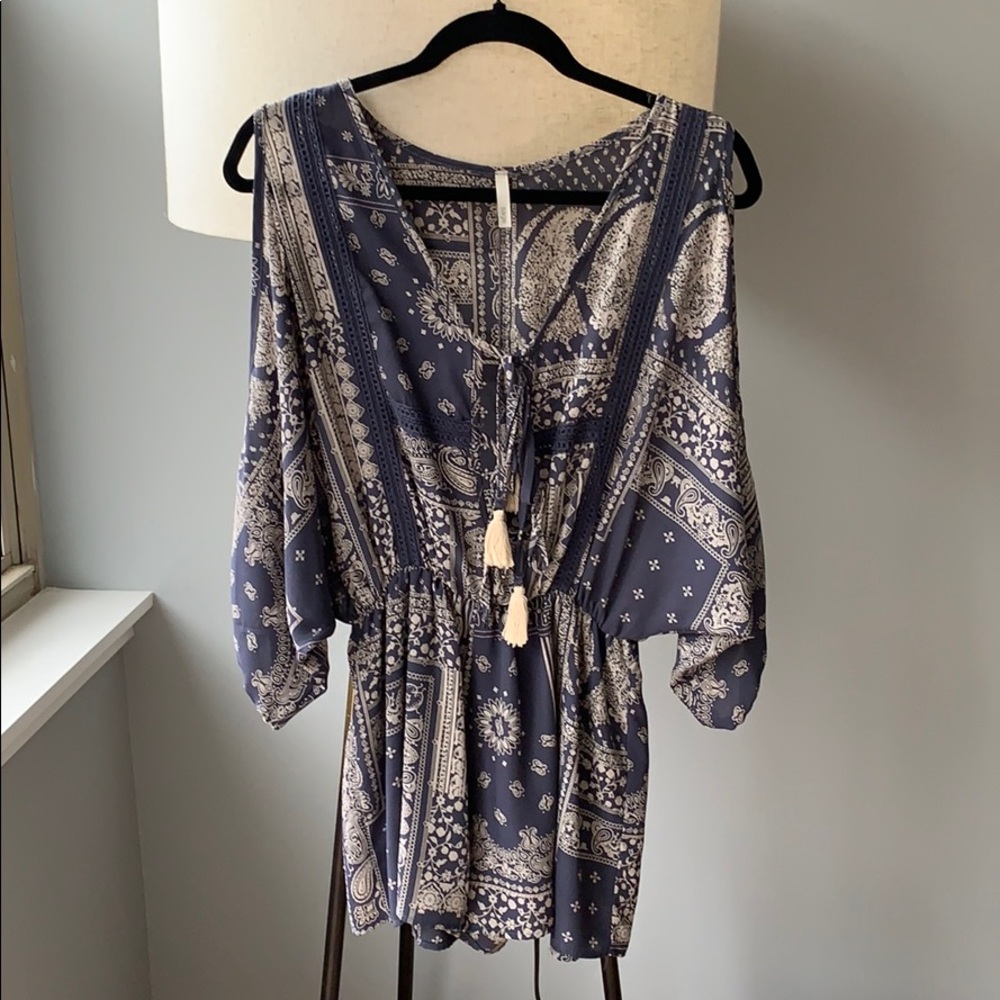 Paisley Romper - Small